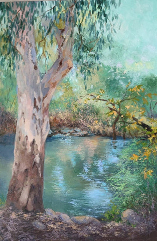 אולגה קושניר | Olga Kushnir, Oil on canvas, 60 by 40 cm