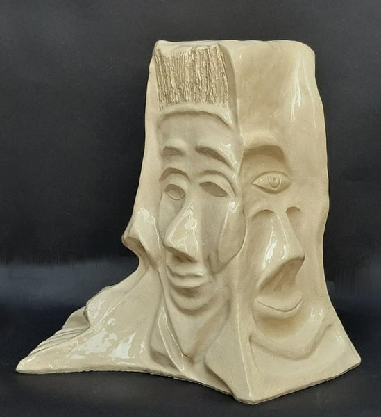 דוד גומא | David Gome, clay sculpture, Height 29 cm