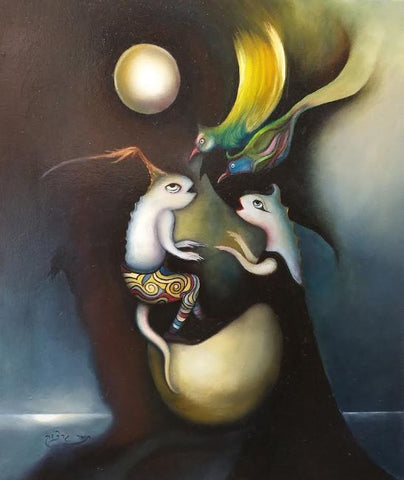 תמר גרצ'וק | Tamar Gerchuk, "Wild Nature"", oil on canvas 70 by 50 cm