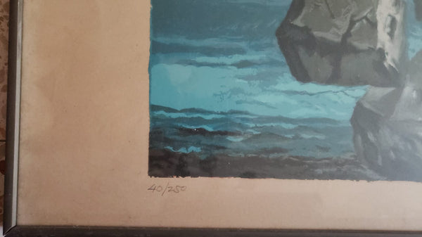 יוסל ברגנר, 54 על 43 ס"מ, ליטוגרפיה, חתומה וממוספרת. ממוסגר | Yosl Bergner