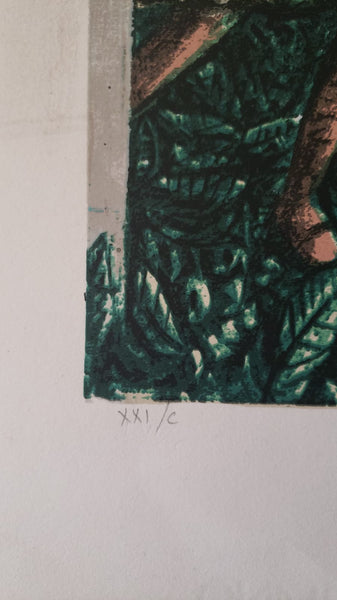 יוסל ברגנר, 2017 - 1920, ליטוגרפיה, 59 על 40 ס"מ, חתום, ממוספר ולא ממוסגר  | Yosl Bergner