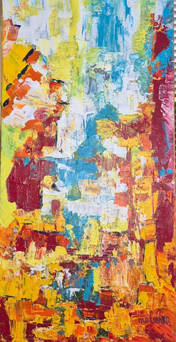 ילנה מקונוביטסקי |  Elena Makonovitsky, Acrylic on canvas 60 by 30 cm