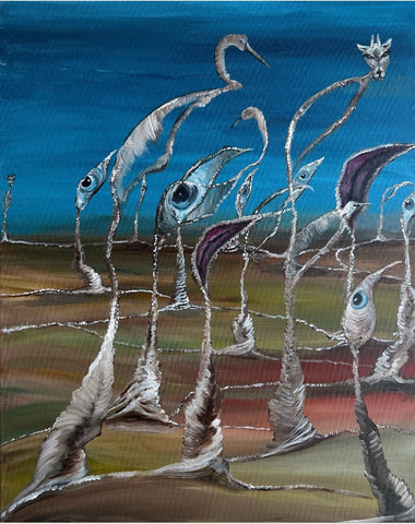 שני שטלריד | Shani Shtalryd, Acrilyc on canvas, 50 by 40 cm