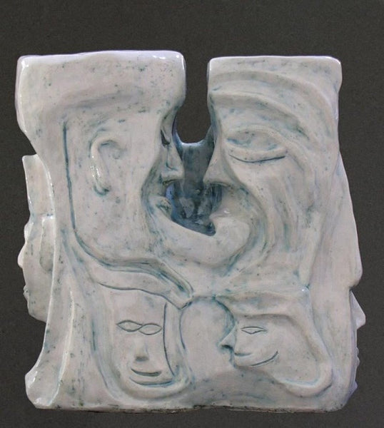 דוד גומא | David Gome, clay sculpture, Height 27 cm