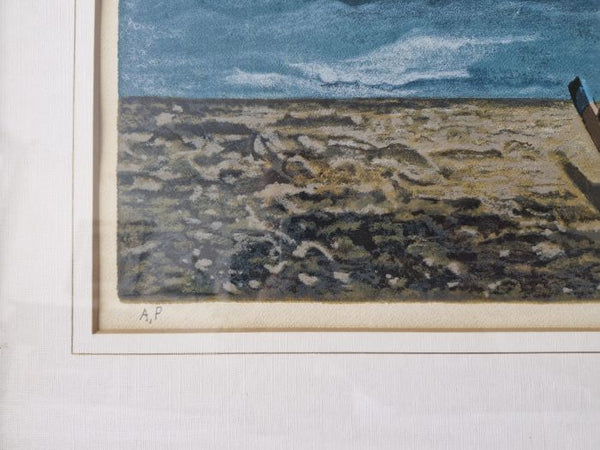 חתומה וממוסגרתAP,   יוסל ברגנר, 40 על 52 ס"מ, ליטוגרפיה  | Yosl Bergner