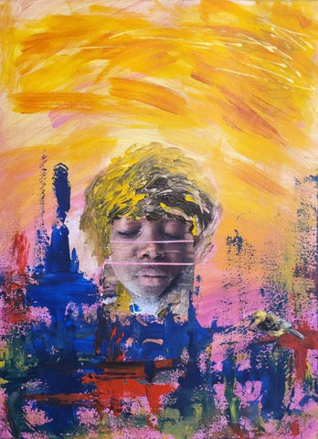 אהובה מוזיקנסקי | Ahuva Muzikansky, Acrylic on canvas, 80 by 60 cm