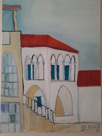 שמוליק סלמה | Slama shmuel, Oil on canvas, 70 by 50 cm