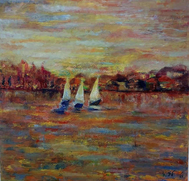 דליה לביא | Dalia Lavi, oil on canvas, 110 by 110 cm