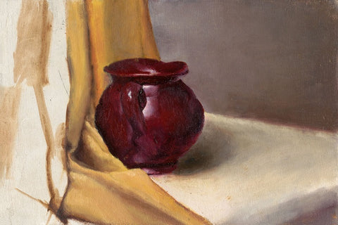 אילת פולק | Ayelet Polak, Jug, Oil on canvas, 20 by 30 cm