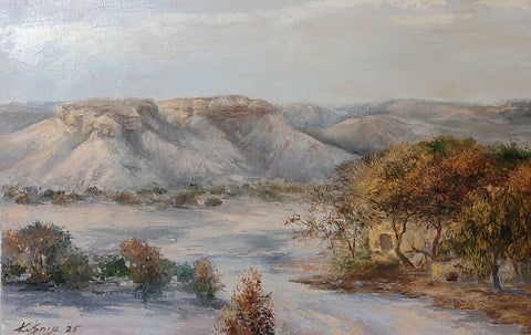 אולגה קושניר | Olga Kushnir, Oil on canvas, 40 by 60 cm