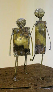 אלכס זויתן | Alex Zavitan - Copper and brass, height 20 cm