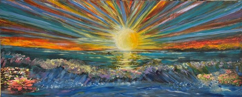 סילבנה שפר | Sylvana Shefer - Acrilyc on canvas, 70 by 170 cm