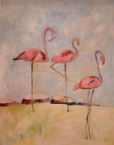 שמוליק סלמה | Slama shmuel, Oil on canvas, 90 by 70 cm