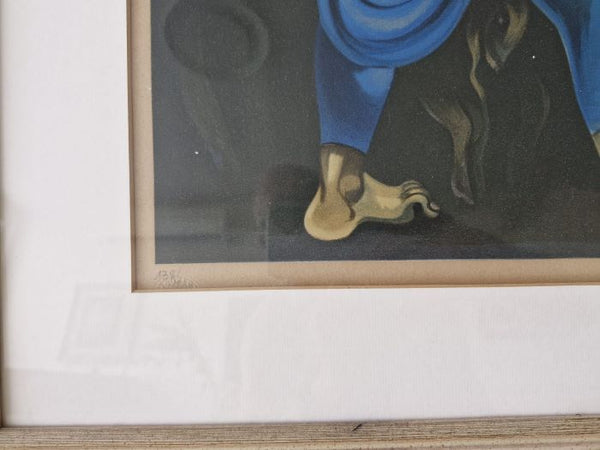 ליטוגרפיה,  חתומה, ממוספרת וממוסגרת 52 על 42 ס"מ | Nahum Gutman  נחום גוטמן