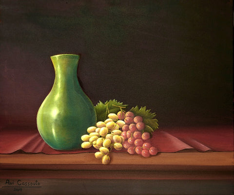 אבי קסוטו | Avi Cassouto, Oil on canvas, 60 by 70 cm