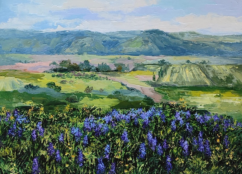 אולגה קושניר | Olga Kushnir, Oil on canvas, 30 by 40 cm