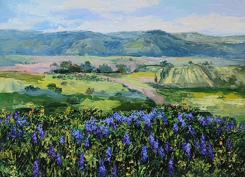 אולגה קושניר | Olga Kushnir, Oil on canvas, 30 by 40 cm