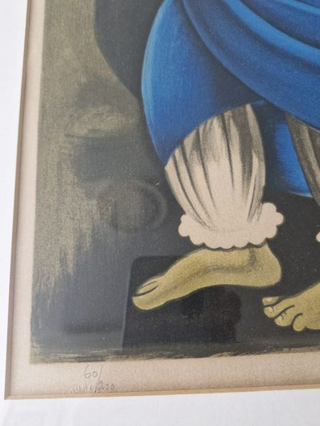 נחום גוטמן, 52 על 42 ס"מ, ליטוגרפיה, חתומה ממוספרת וממוסגרת | Nahum Gutman