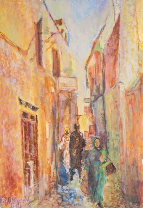 מרים סיגל- דרליך  | Miriam Sigal- Derlich,  Acrylic on canvas, 50 by 34.5 cm