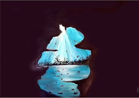 שני שטלריד | Shani Shtalryd, Acrilyc on canvas, 70 by 100 cm