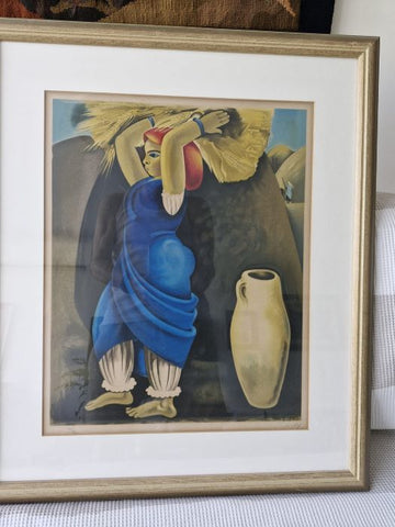 נחום גוטמן, 52 על 42 ס"מ, ליטוגרפיה, חתומה ממוספרת וממוסגרת | Nahum Gutman