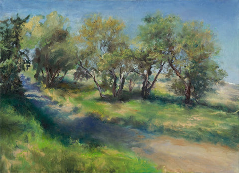 אילת פולק | Ayelet Polak, In My Beloved Country, Oil on canvas, 50 by 70 cm