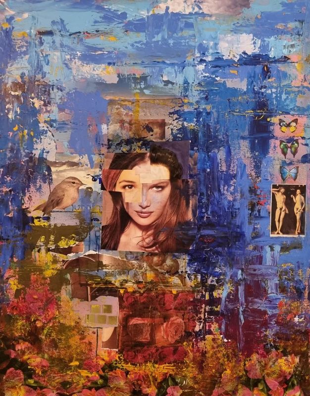 אהובה מוזיקנסקי | Ahuva Muzikansky, Acrylic on canvas 90 by 70 cm