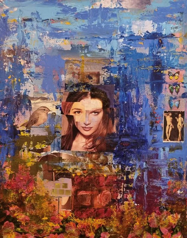 אהובה מוזיקנסקי | Ahuva Muzikansky, Acrylic on canvas 90 by 70 cm
