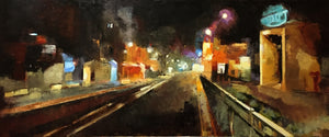 מוטי שובל | Motti Shoval, Oil on canvas, 50 by 120 cm