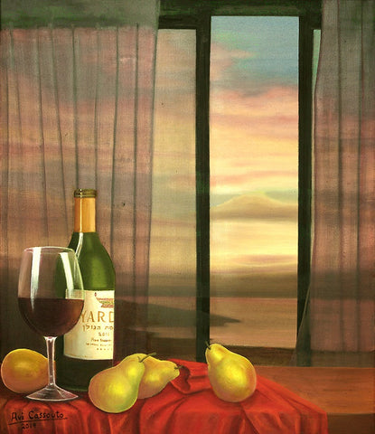 אבי קסוטו | Avi Cassouto, Oil on canvas, 70 by 60 cm