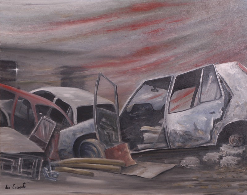 אבי קסוטו | Avi Cassouto, Oil on canvas, 70 by 80 cm