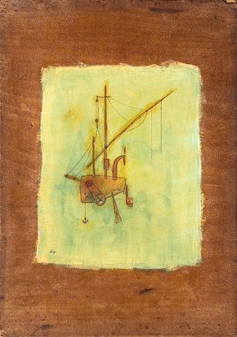 שמואליק ויס (שו״ס) | Shmuel Weiss, oil  on wood,  76 by 54 cm