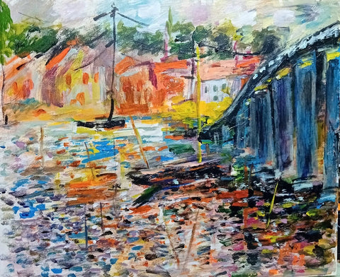 מאיר גליק |  Meir Glick, Acrylic on canvas, 50 by 60 cm