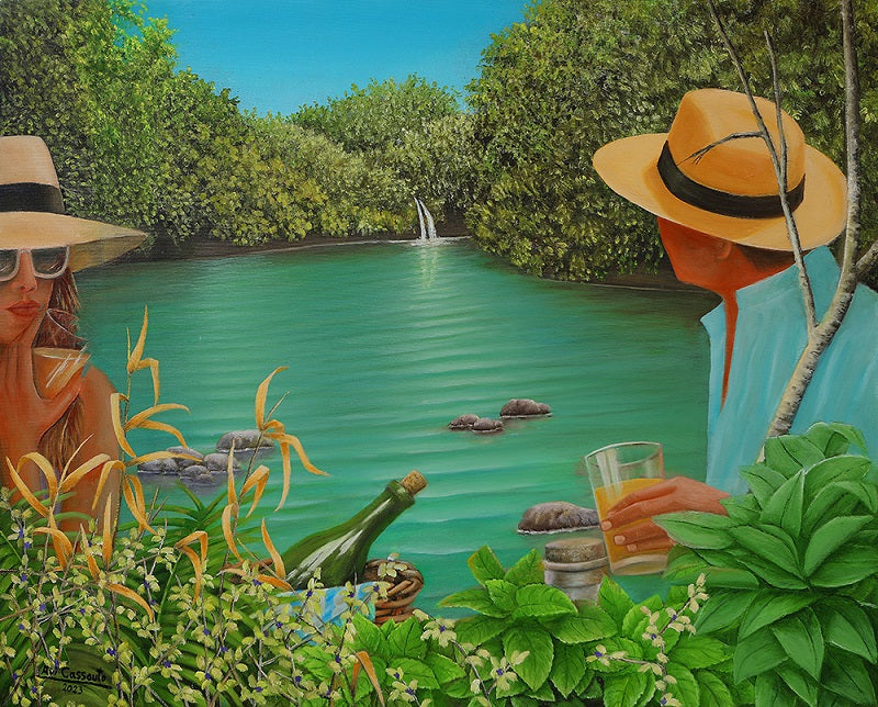 אבי קסוטו | Avi Cassouto, Oil on canvas, 80 by 100 cm