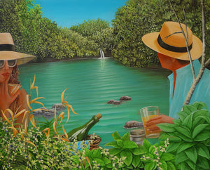 אבי קסוטו | Avi Cassouto, Oil on canvas, 80 by 100 cm