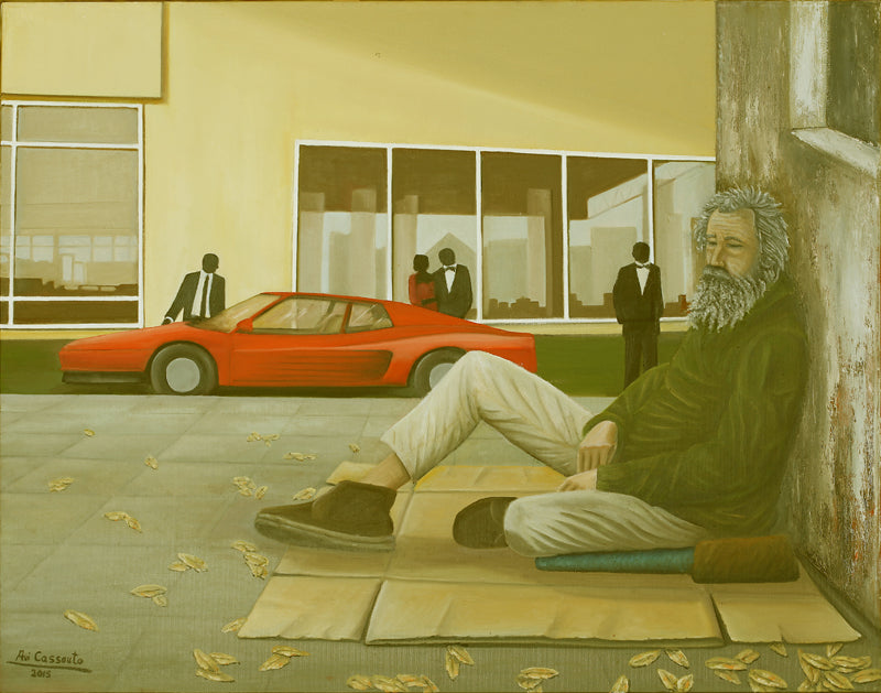 אבי קסוטו | Avi Cassouto, Oil on canvas, 80 by 100 cm