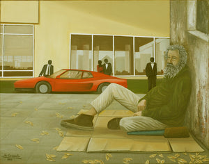 אבי קסוטו | Avi Cassouto, Oil on canvas, 80 by 100 cm