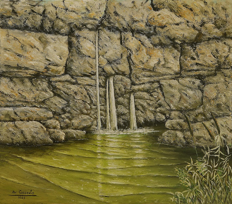 אבי קסוטו | Avi Cassouto, Oil on canvas, 80 by 90 cm