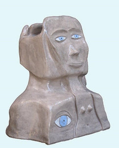 דוד גומא | David Gome, clay sculpture, Height 29.5 cm