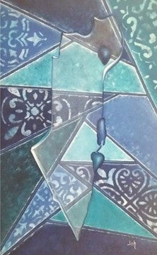 ג'ואנה טייב | Johanna Taieb, Oil on canvas, 50 by 30 cm