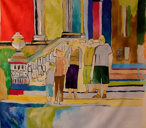 שמוליק סלמה | Slama shmuel, Oil on canvas, 200 by 230 cm