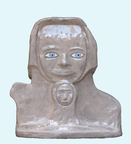 דוד גומא | David Gome, clay sculpture, Height 29.5 cm