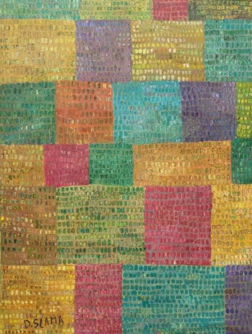 דנה סלמה | Slama Dana, Oil on canvas unstretched, 128 by 106 cm