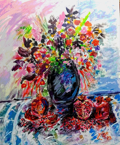 מאיר גליק |  Meir Glick, Acrylic on canvas, 60 by 50 cm