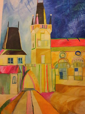 שמוליק סלמה | Slama shmuel, Oil on canvas, 120 by 110 cm