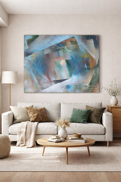 אדוארד אלמשי | Eduard Almashe, Spray paint lacquer on canvas unstretched, 80 net 106 cm