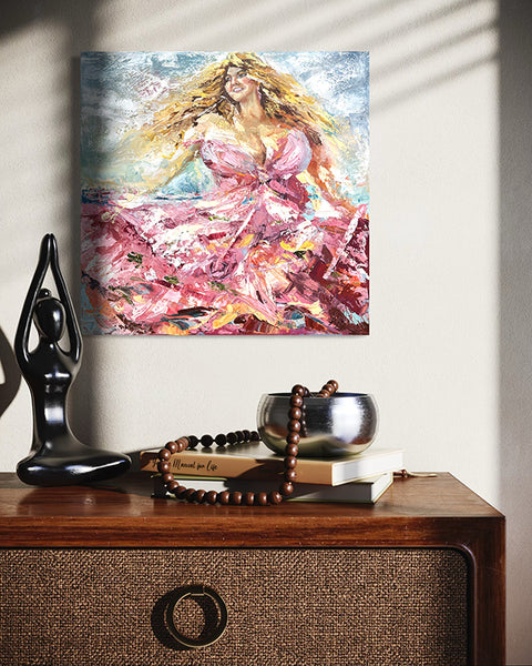 אליסה צ׳רקון דרוקמן  | Alisa Cherkun Drukman, Oil on canvas, 50 by 50 cm