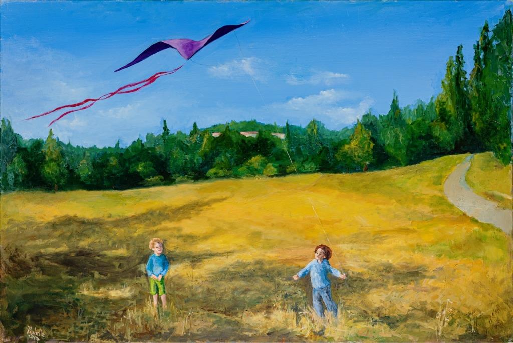Rachelle Goldreich, oil on canvas, 80 by 120 cm
