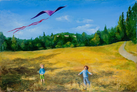 רחל גולדרייך | Rachelle Goldreich, oil on canvas, 80 by 120 cm