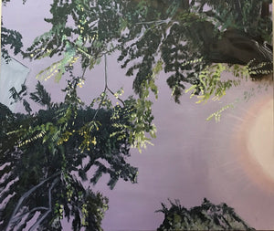 דינה לארי | Deena Lari, oil on canvas 60 by 70 cm